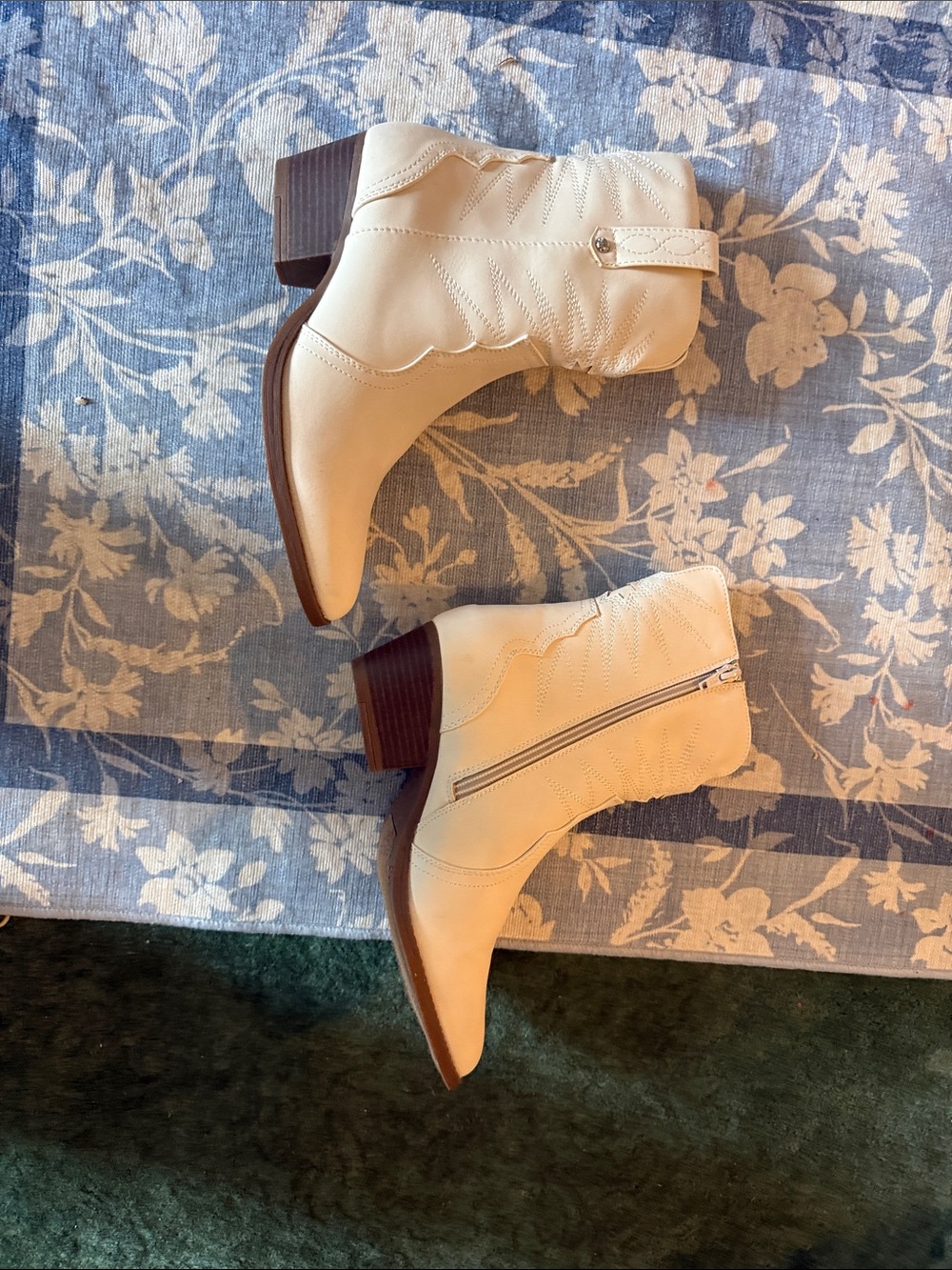 Off White faux leather Boots